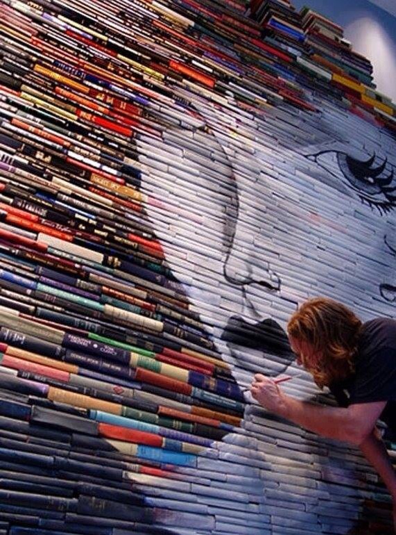 💥Creative Book Cover Paintings💜 Like 4⃣ More!👍👍