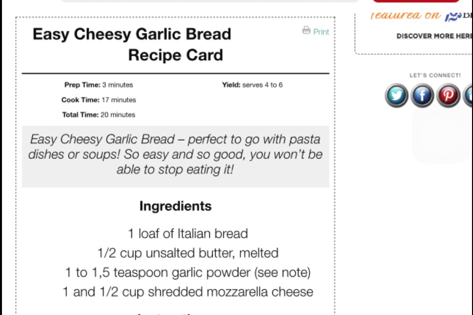 Cheesy Garlic Bread π±ππ