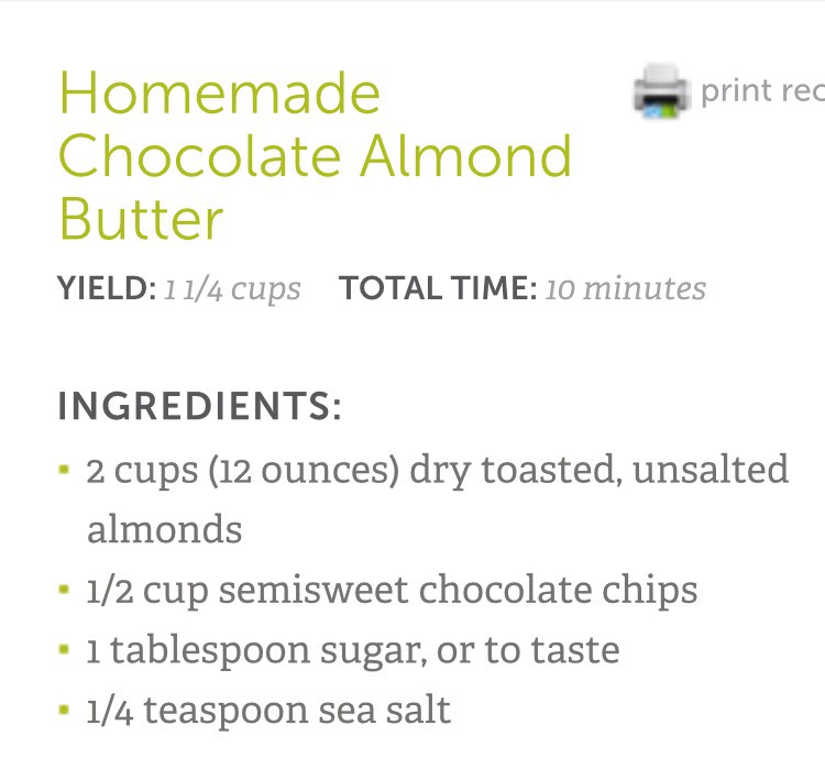 💞 Chocolate Almond Butter 💞