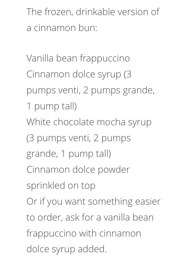 15 Secret Starbucks Menu Recipes 👍☕️
