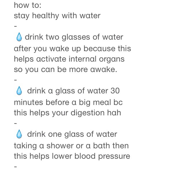 How To Be Healthy With Water