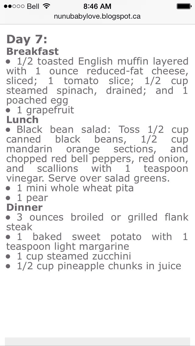 Lose 20lbs In 7 Days: Meal Plan 💃