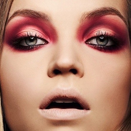 Red/Orange Eyeshadow Makeup🏮