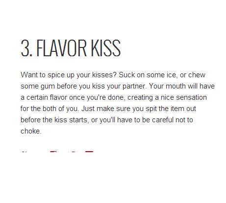 Types Of Kisses To Give Your Partner