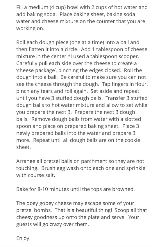 Jalapeño Popper Cheesy Stuffed Pretzel Bombs!