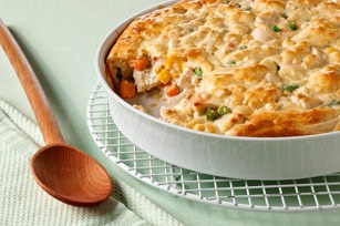 Creamy chicken pie