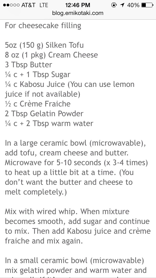 Almost Non Bake Tofu Cheesecake. Healthy Diet. Very Detail Recipe! Hope You Like It