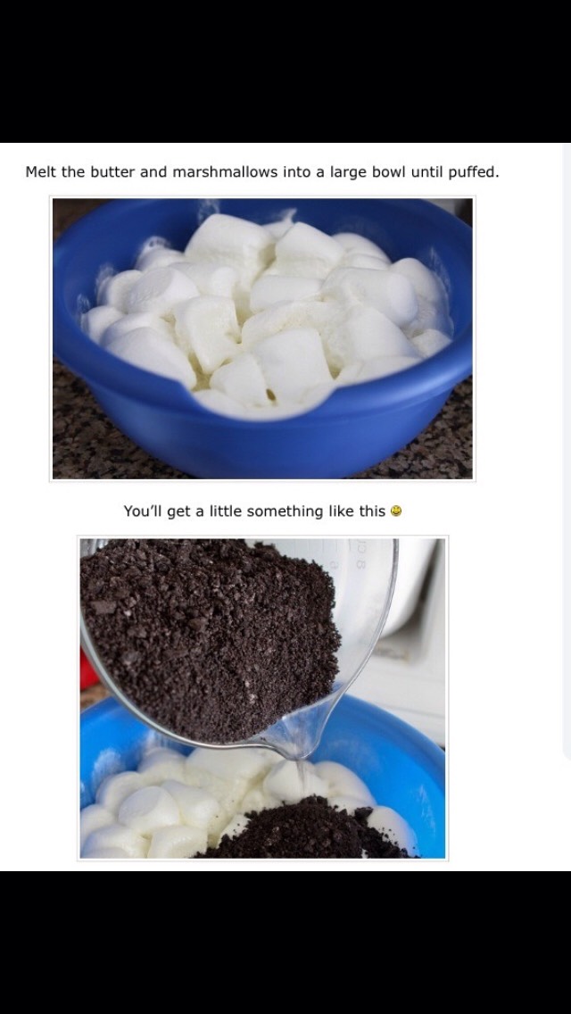 mmm ☺️ no bake marshmallow brownies 🍰