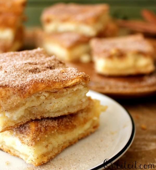 NOW it’s Churro-fied… Serve up a nice big square, or a few squares…and taste the amusing amazement!  ~Enjoy!  :)