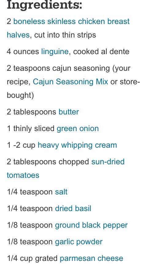 Easy Creamy Cajun Chicken Pasta!