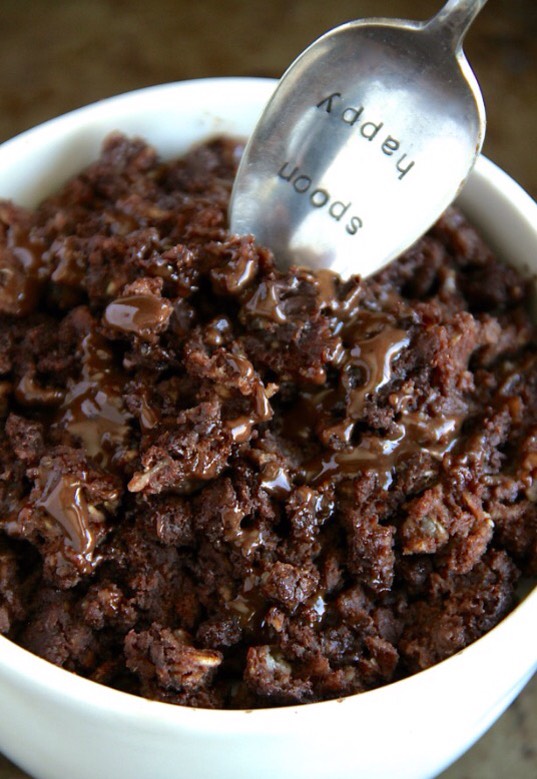 Brownie batter breakfast bake #yum #worthwakingupfor 