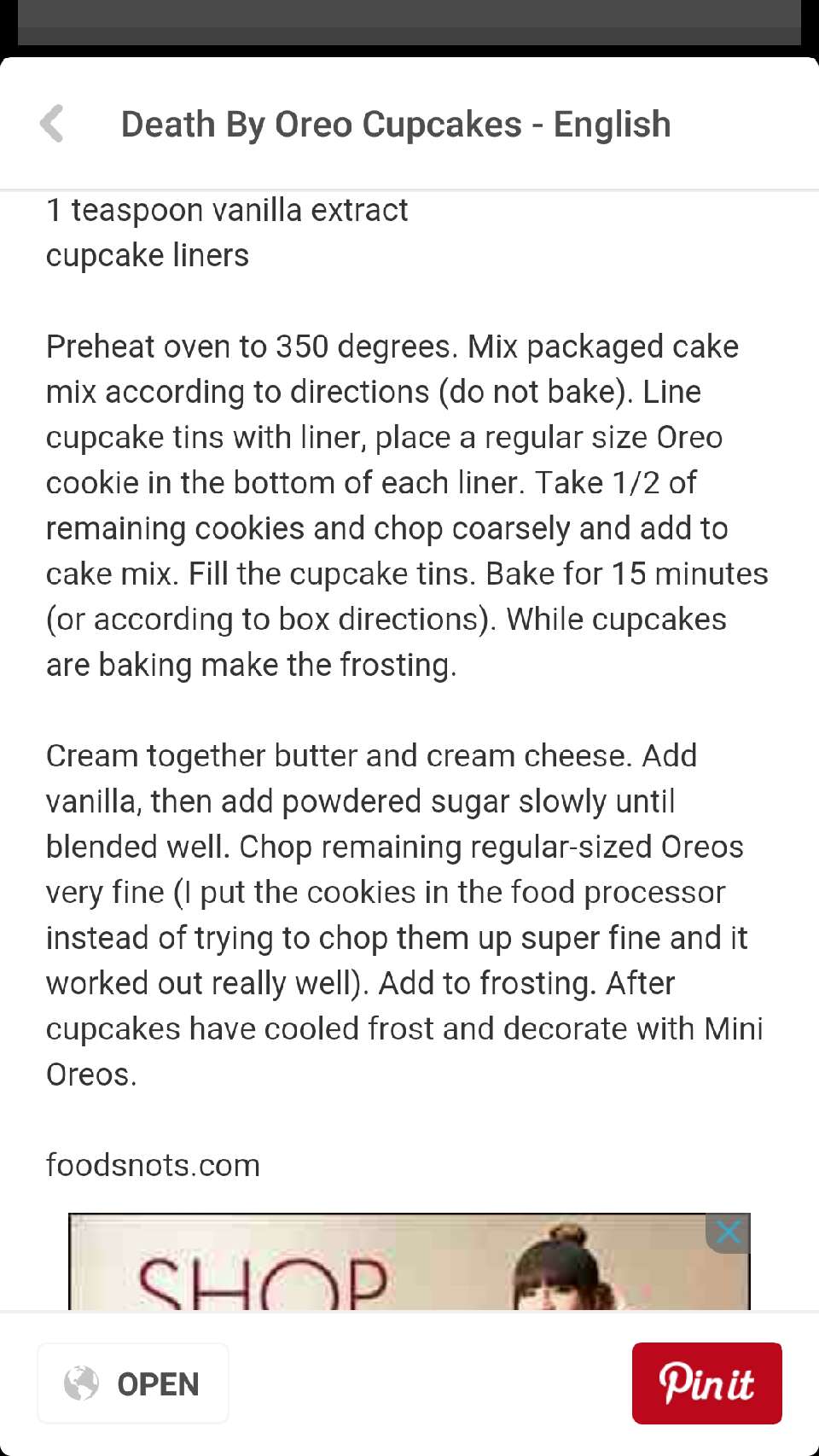 Death by Oreo cupcakes 