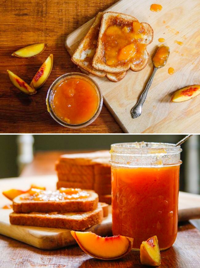 HOMEMADE GINGER PEACH JAM
