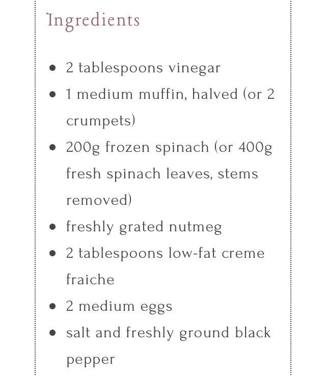 Low Calorie Spinach And Poached Egg Muffins 