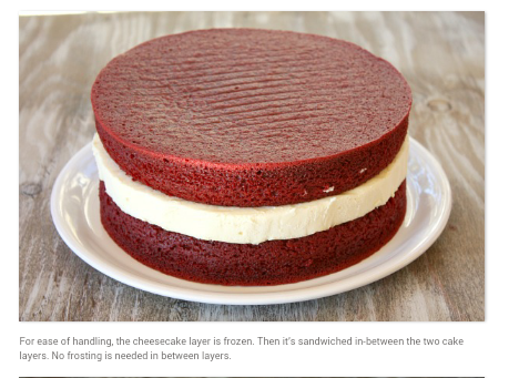 Red Velvet Cheesecake Cake!!!