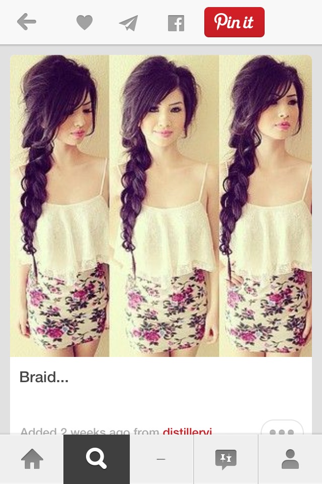 what it would look like on darker hair.