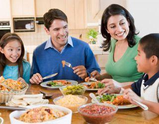 Eat dinner as a family — and slim down favorite meals.
