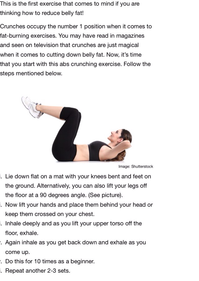 16 Simple Exercises To Reduce Belly Fat