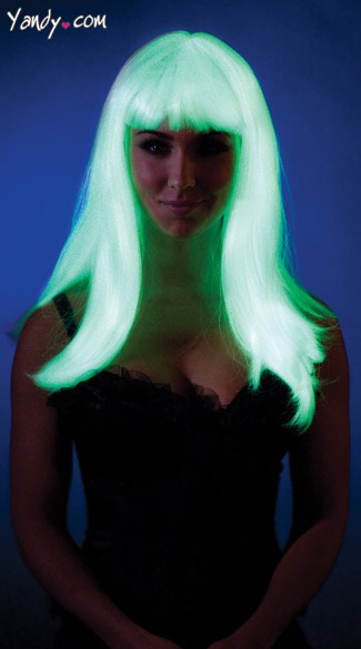 Step 4
Apply glow-in-the-dark hair gel to your hair. Your hair will glow in the dark even without an ultraviolet light. Mix the gel ingredients if required. You can apply the product by sections or just finger-comb the hair gel in.