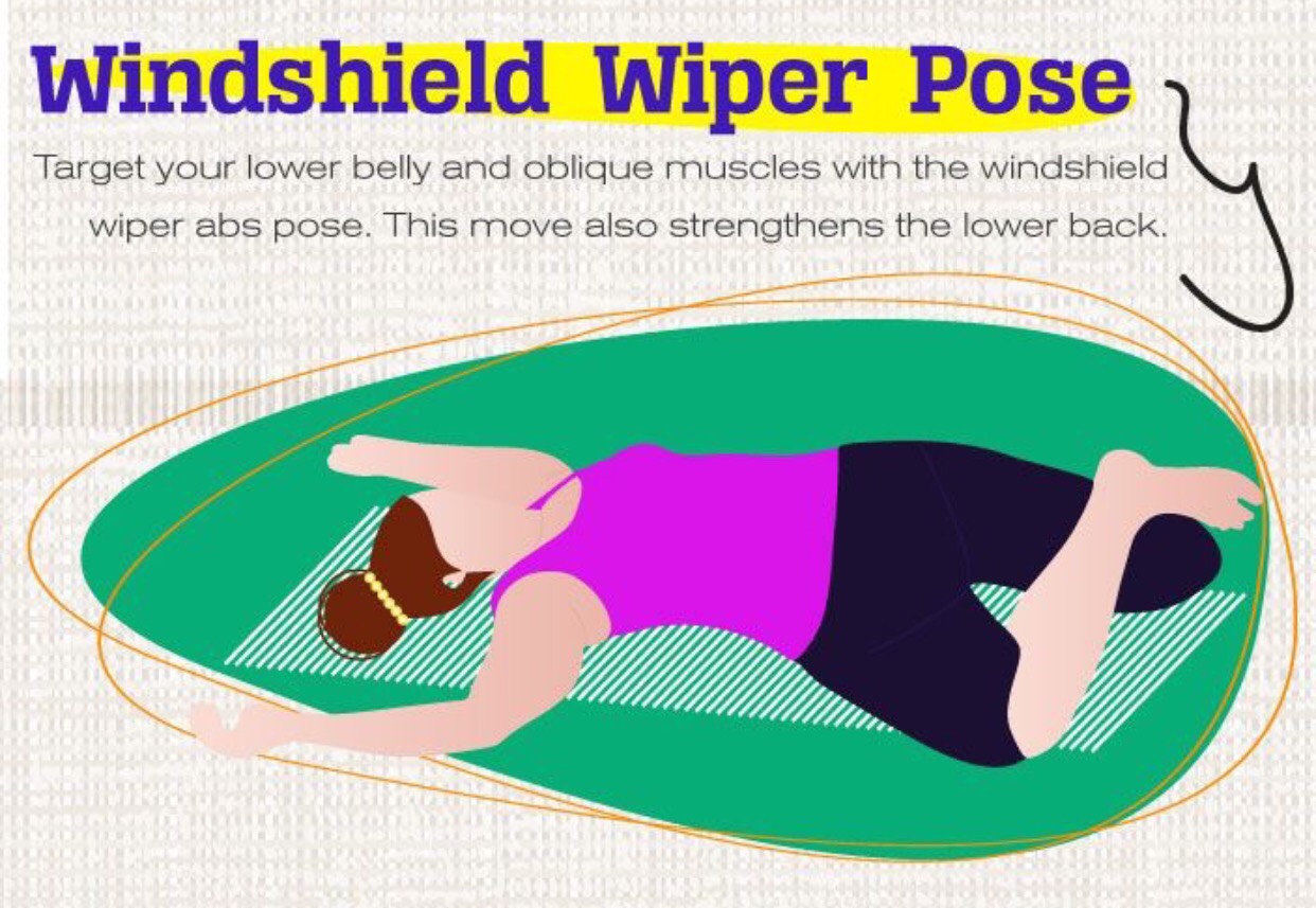 Yoga Moves For Slim And Sexy Abs. 