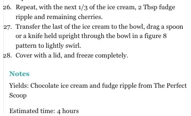 Creamy Chocolate Cherry Ice Cream 