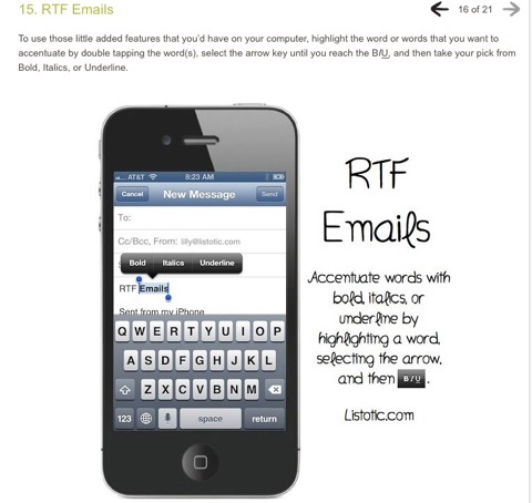 20 Awesome iPhone Tips And Tricks.