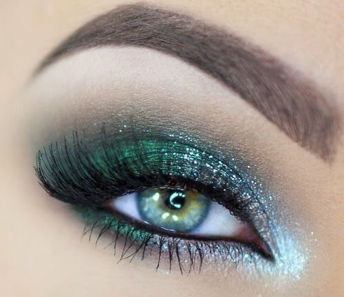 Beautiful Green Eye Shadow Look😍❤️✅