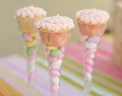 Flute Cupcake Favors To Rock Any Party