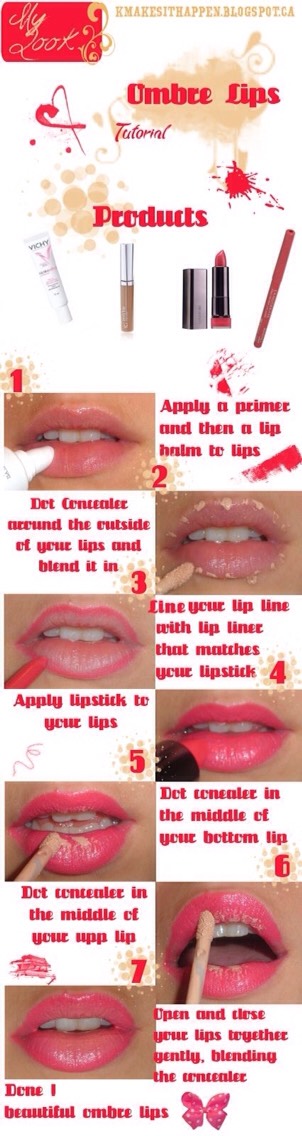 Different Really Cute Makeup/lip Tutorials 💋💄