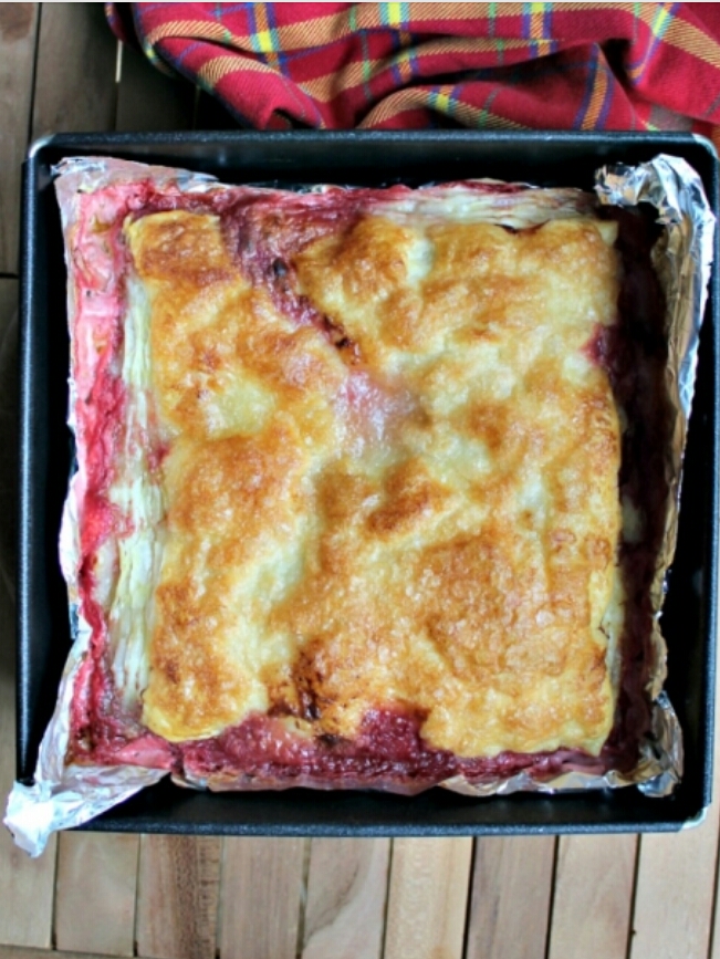 Strawberry Crescent Roll Cheesecake Bars!!