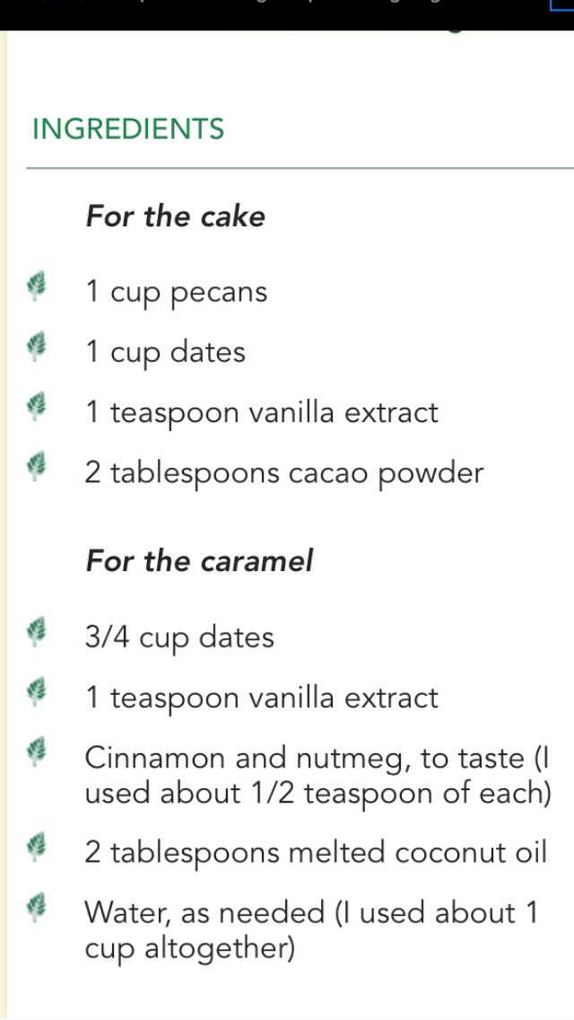 Raw Vegan Chocolate Caramel Pecan Cake