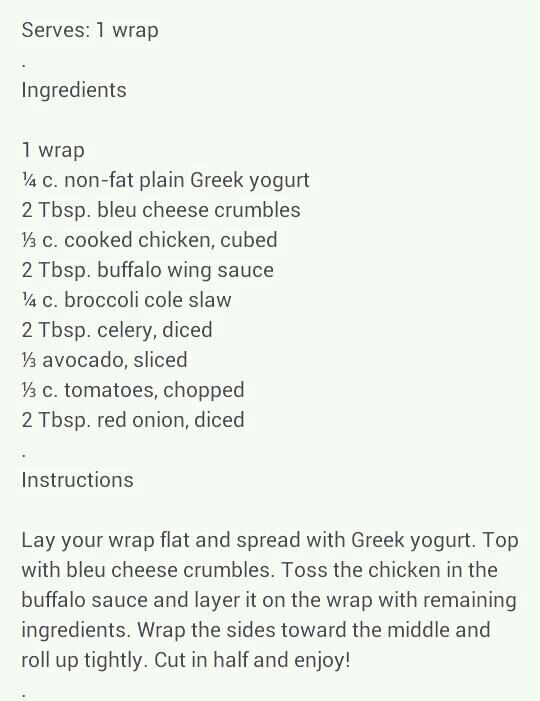 Healthy Quick Buffalo Wraps That Are Super Satisfying 
