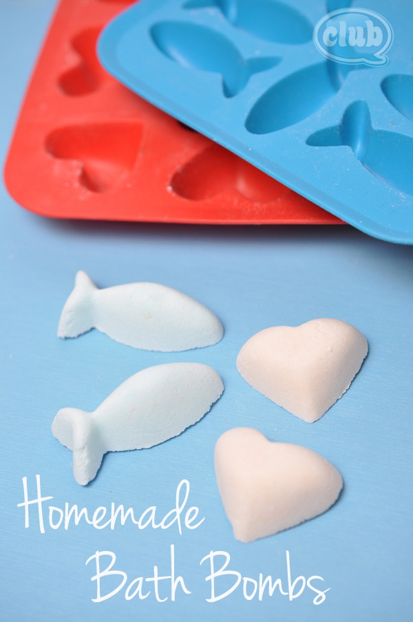 Form your bath bombs in whatever shape you would like! 
