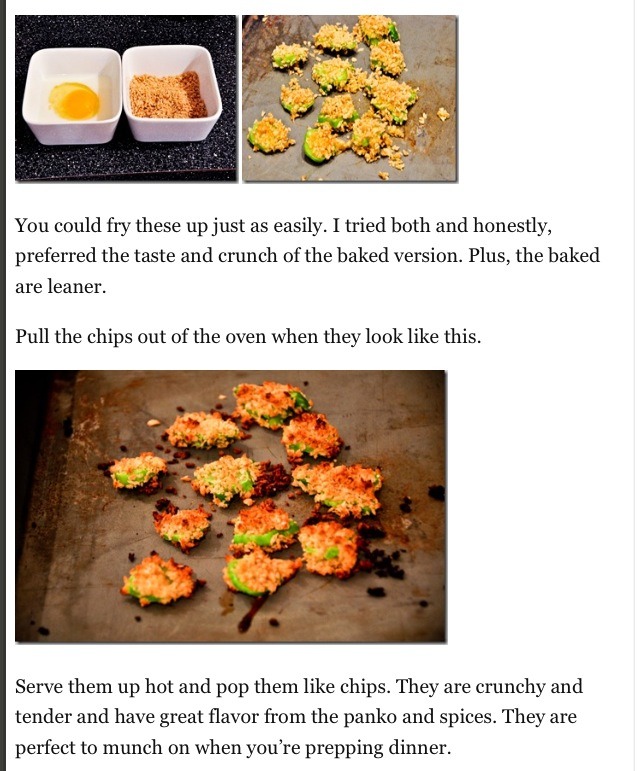 Baked Broccoli Chips
