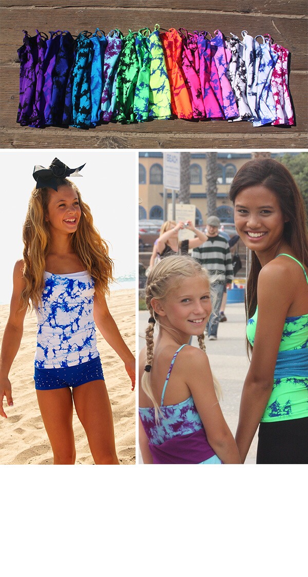 tie dye anything and everything! some fun things to tie dye are shirts, socks, canvas bags and soft head bands! 