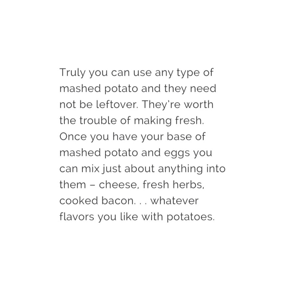 Mashed Potato Puffs