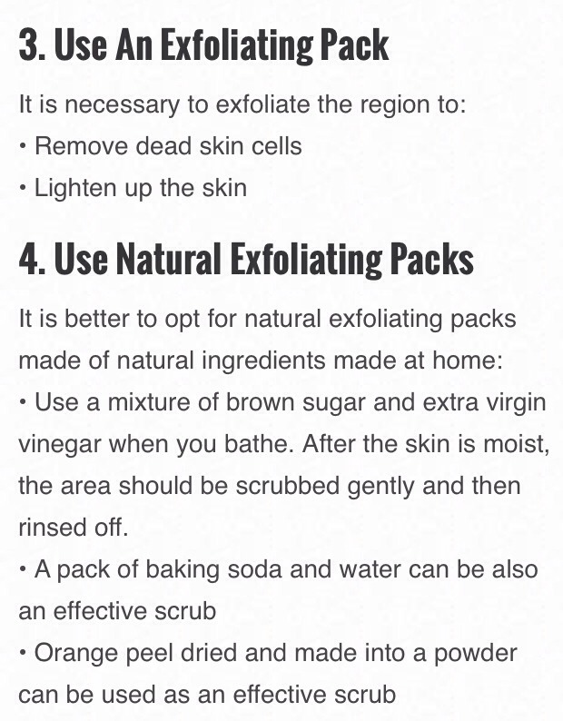 Get Rid Of Dark Underarms Naturally
