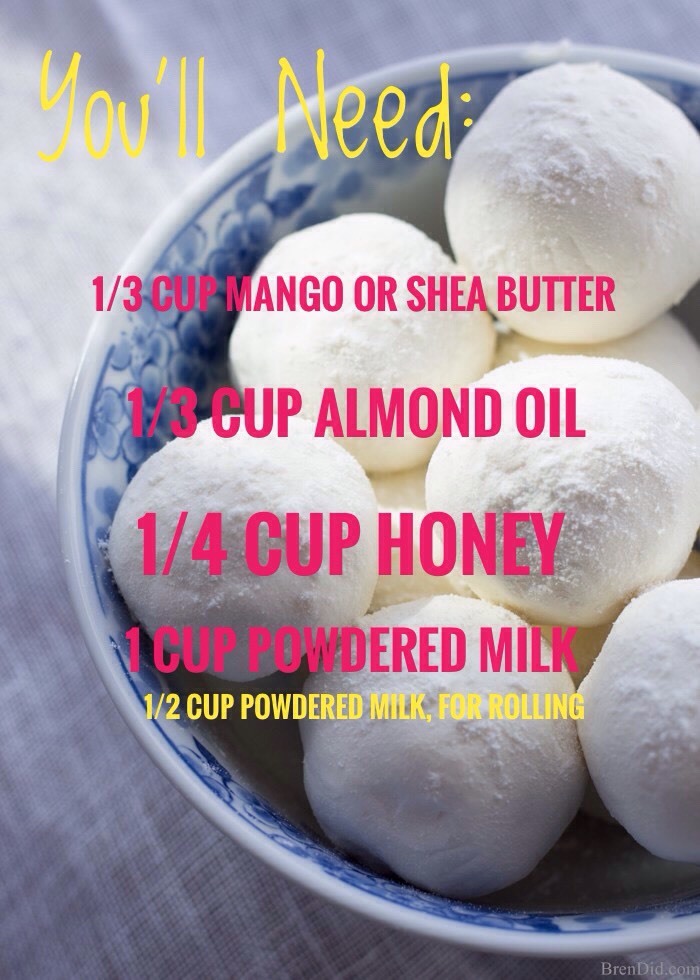 Milk + honey bath melts gently hydrate dry, irritated skin with all-natural ingredients:
•rich mango butter
•sweet almond oil
•organic powdered milk
•luxurious honey
