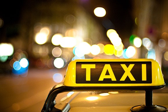 The word "Taxi" is spelled the same in English, German, French, Swedish and Portuguese.