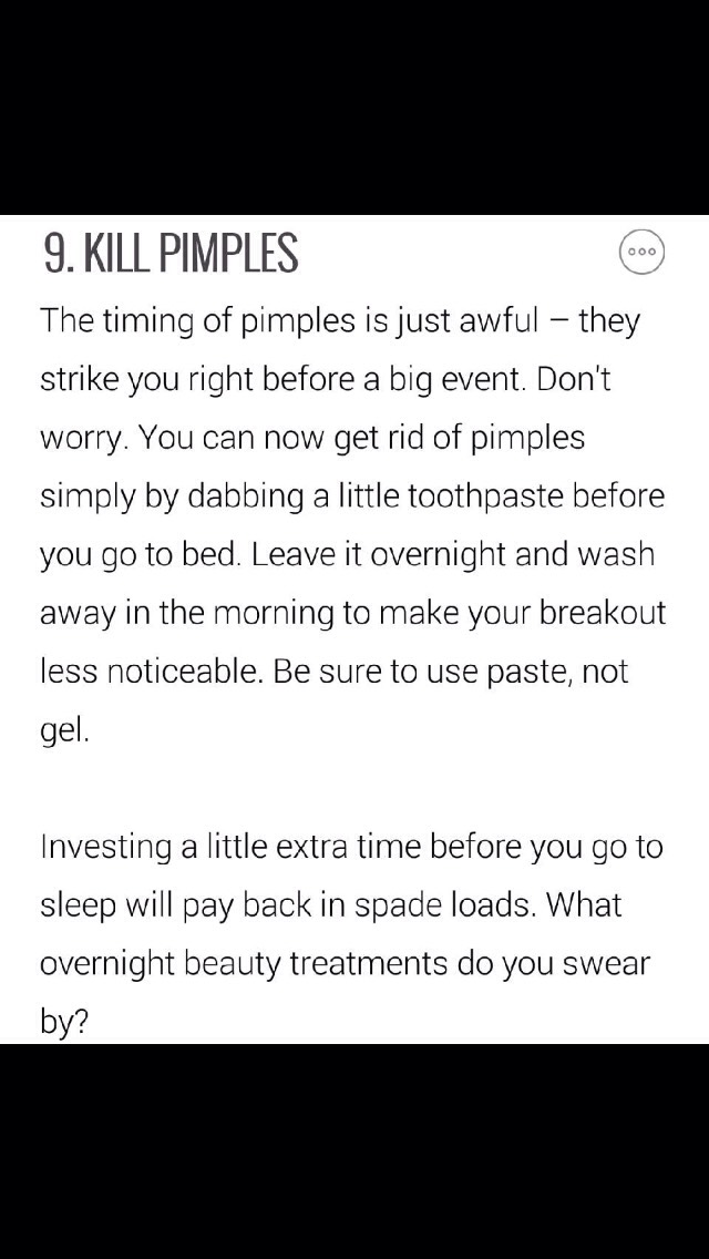 Overnight Beauty Tips! ✨