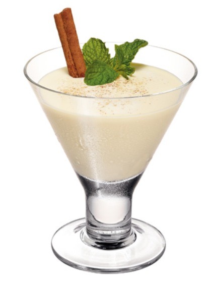 Mocha Nog Punch
10 parts Kahlúa Mocha
5 parts Absolut Vanilla
20 parts eggnog
Combine ingredients and serve in a punchbowl with a floating ice block.
Hint: Freeze ice with coffee beans for decoration.