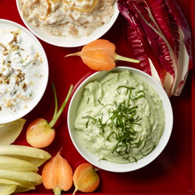 Avocado, Mint & Yogurt Dip ( 85 Calories )