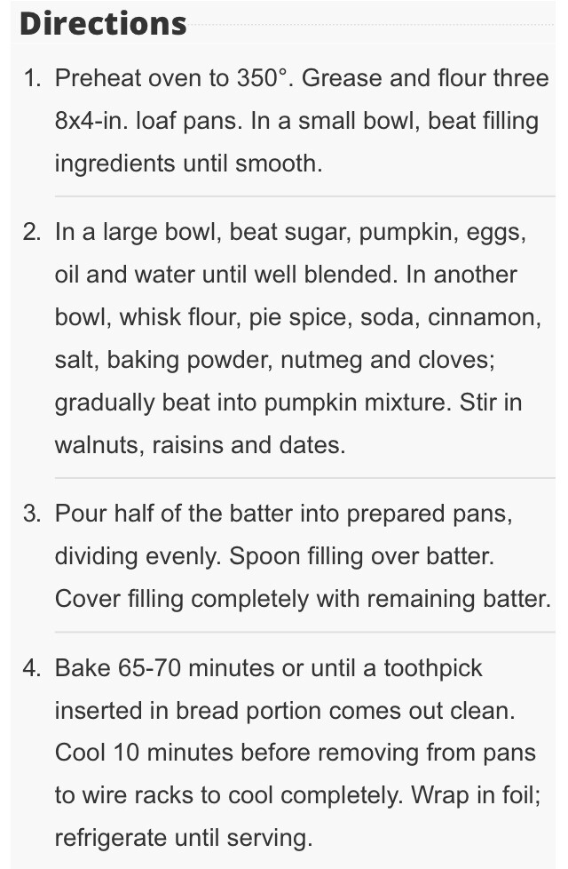 Pumpkin Swirl Bread