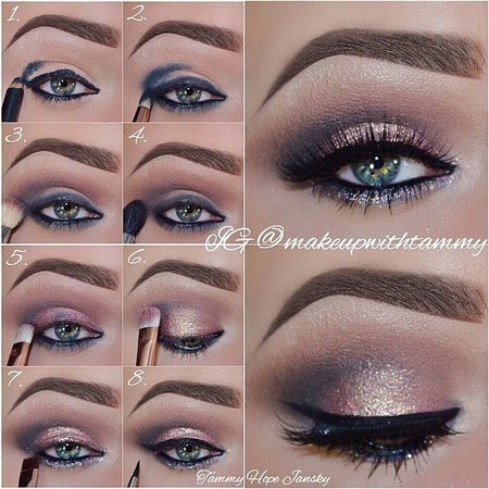 Glitter Eyeshadow Tutorials🐚