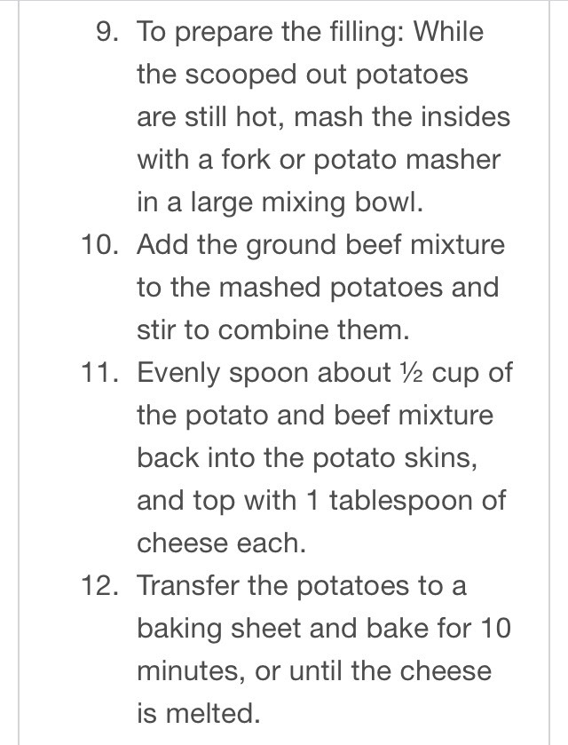 Taco Stuffed Potatoes 