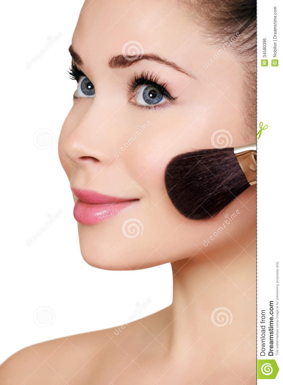 Then just simply powder your face! If you have gone too dark using your previous makeup, the more talc you use it will slightly lighten the makeup! Obviously the less you use is just transparent! Makes your face feel soft and doesn't make any facial hair stand out like powder does!