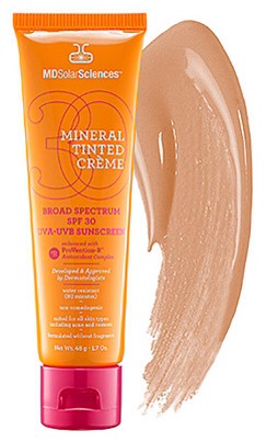 Natural UV Protection
"If you are looking for a great primer and natural mineral sunscreen, MDSolarSciences Mineral Tinted Creme SPF30 is a must-have. It is fragrance-free and it applies seamlessly."
- Kath, TheFabZilla
Try:
MDSolarSciences Mineral Tinted Creme SPF30 $32