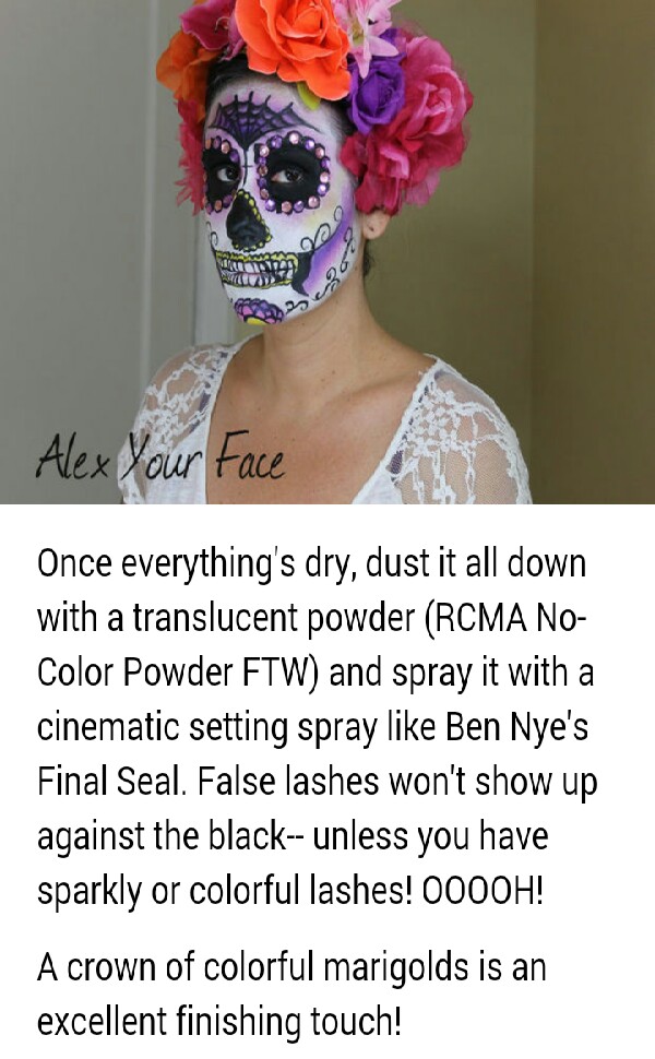 Sugar Skull Makeup Tutorial!! Just In Time For Halloween!! #tipit