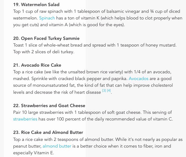 31 100 Calorie Snacks!