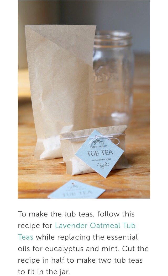 https://www.evermine.com/blog/spa-in-a-jar/
GET LAVENDER OATMEAL TUB TEA RECIPE